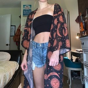 Stars, Sun and Moon Kimono